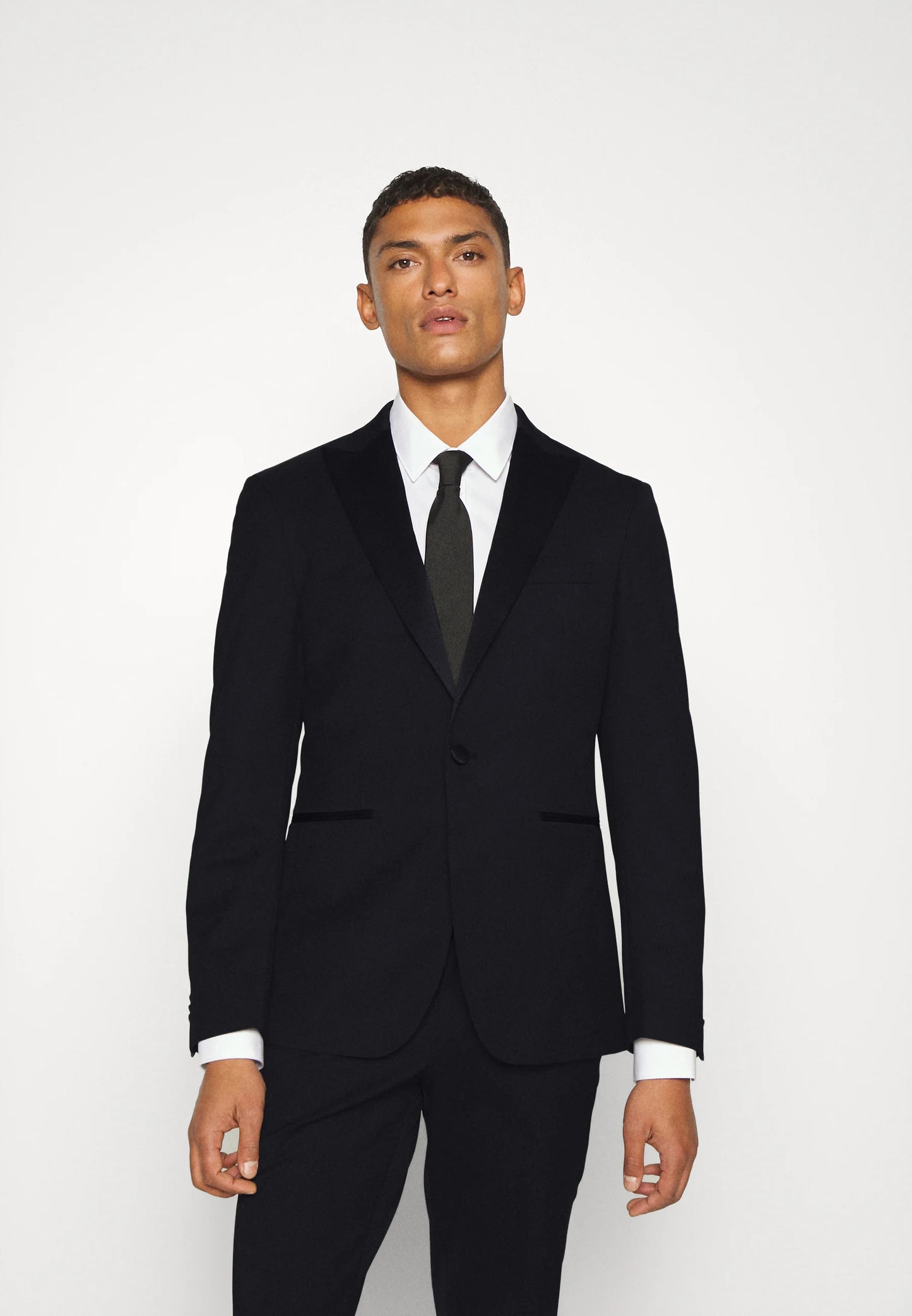 Black Wedding Suit | Black Coat Pant Suit | Black Tuxedo